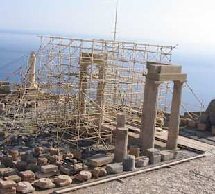 Bauarbeiten an der Akropolis