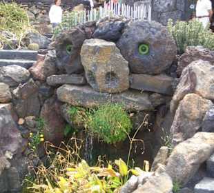 Brunnen mit Gesicht!