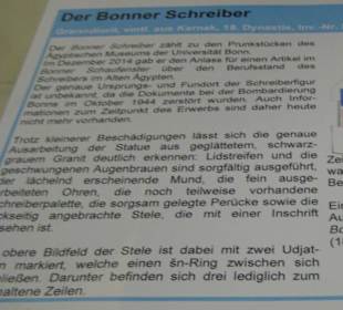 Info-Tafel zum "Bonner Schreiber"