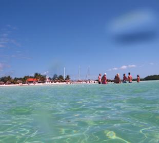 Mittagessen bei Katamarantour