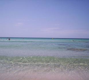 Wasser am Strand von So Bou