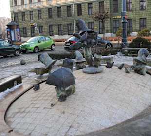 Fontanna przed Teatrem.