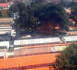 Blick auf den Friedhof