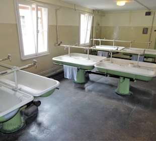 Waschraum der Fabrikarbeiter