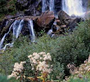 Wasserfall bei Plattform 1