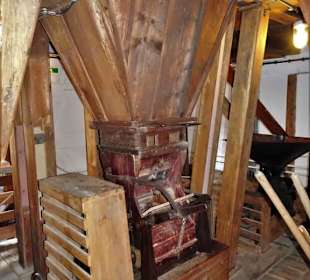 In der historischen Roggenmühle des Museums