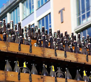 Mahrsbräu Bamberg gez.v.4 Pferden