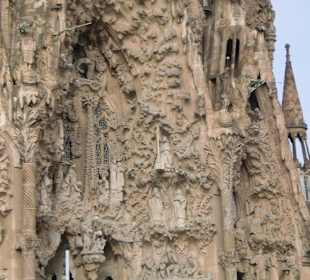 Außenwand der Sagrada Familia