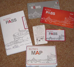 Inhalt der ROMA PASS-Mappe