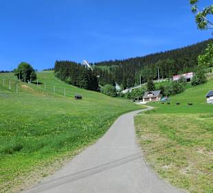 Blick auf die schanzen