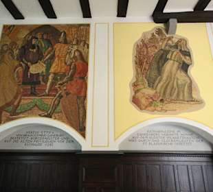 Wandmalereien zur Stadtgeschichte