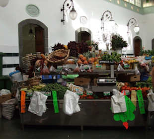 Stand in der Markthalle