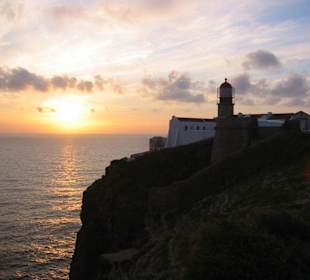 Sonnenuntergang am Cabo San Vicente