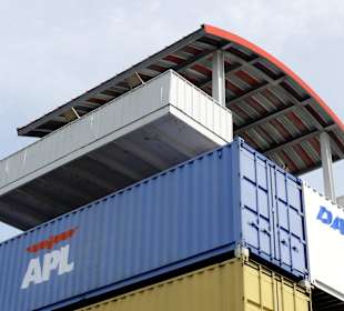 Blick auf die Plattform des Aussichtsturmes