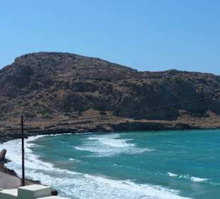 Arkassa Strand vor Hotel Athene Palace 