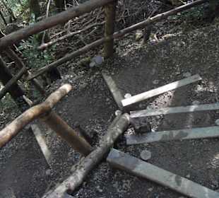 Treppen nach unten