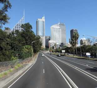 Mit dem Hop-on hop-off Bus in Sydney unterwegs