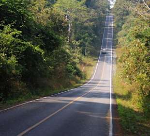 Straße durch den Nationalpark
