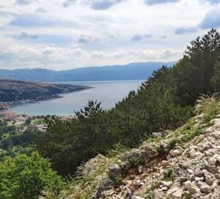 Blick hinunter auf Baska