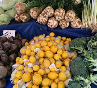 Ausflug in Alanya - auf Gemüsemarkt 