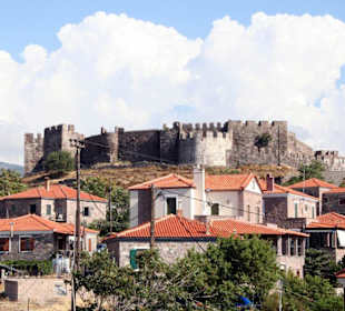 Lesbos - Molivos, die Burg