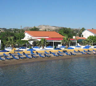 Strand vom Bustransfer Hotel Luca Faliraki/Columbia Resort