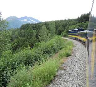 Auf dem Weg zu den Gletschern