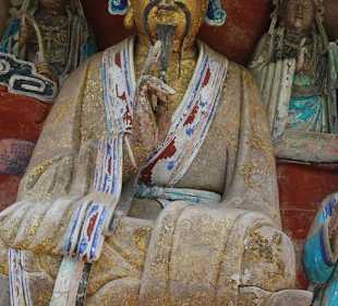 Eine buddhistische Figur