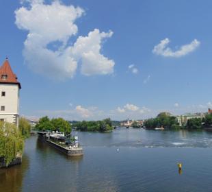 Blick auf die Moldau