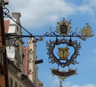 Zunftschild in Rothenburg ob der Tauber