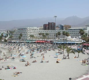 Strand im Hintergrund das La Pinta