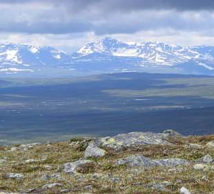 Unendliche Bergwelt Lapplands