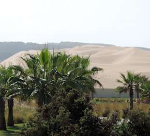 Widok z plaży  w Agadirze
