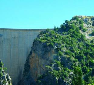 Anfahrt zum Staudamm von Side nach Manavgat