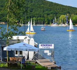 Die Fähre Halbinsel Scheid nach Rehbach