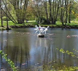 Impressionen vom Rundgang durch den Kurpark