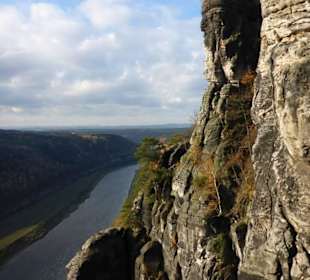 Aussicht auf die Elbe