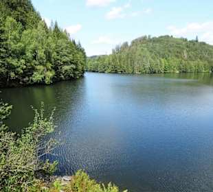 Blick über die Trinkwassertalsperre Mauthaus
