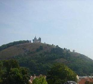 Svatý kopeček ,pohled od zámku Mikulov
