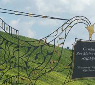 Mittagspause in der Gifthütte / Mainaussicht