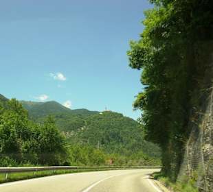 Im Juli Anfahrt zum Plöckenpass