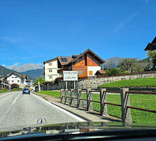 Umleitung z.Plöckenpass Ort Chialina