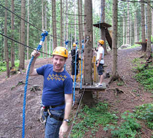 Leichter Geschicklichkeitsparcours