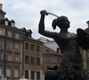 Die Seejungfer auf dem Altstadt-Marktplatz
