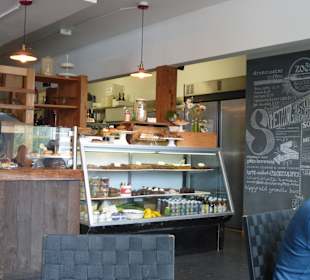 Ein Blick auf die Köstlichkeiten in der Auslage