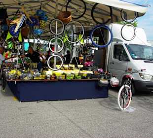 Verkaufsbuden Rad