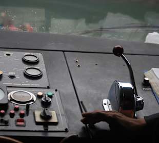 Das Führerhaus unseres Schiffes