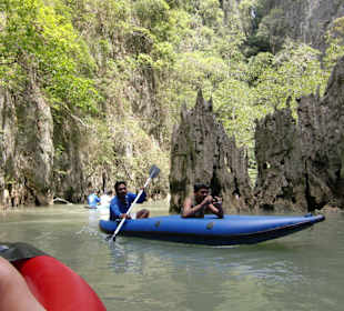 Im Krater von Pangak Island