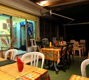 Terrassenplätze des Restaurants