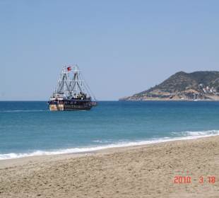 Am Kleopatrastrand Idylle im März